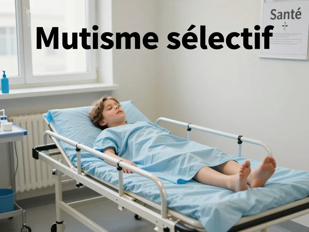 Contexte professionnel illustrant « Mutisme sélectif »