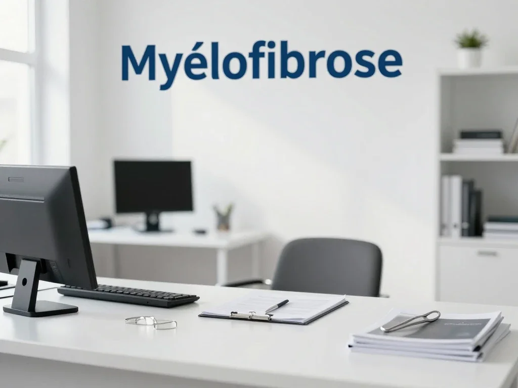 Contexte professionnel illustrant « Myélofibrose »