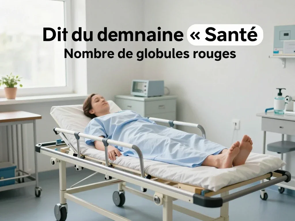 Contexte professionnel illustrant « Nombre de globules rouges »