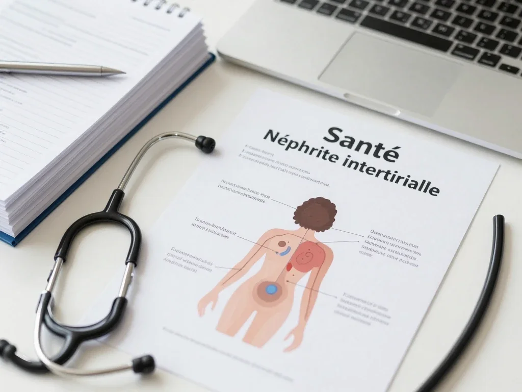 Contexte professionnel illustrant « Néphrite interstitielle »