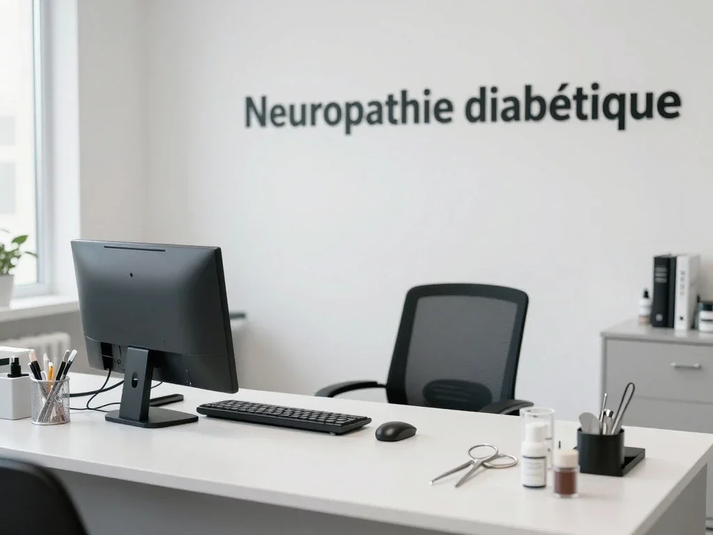Contexte professionnel illustrant « Neuropathie diabétique »
