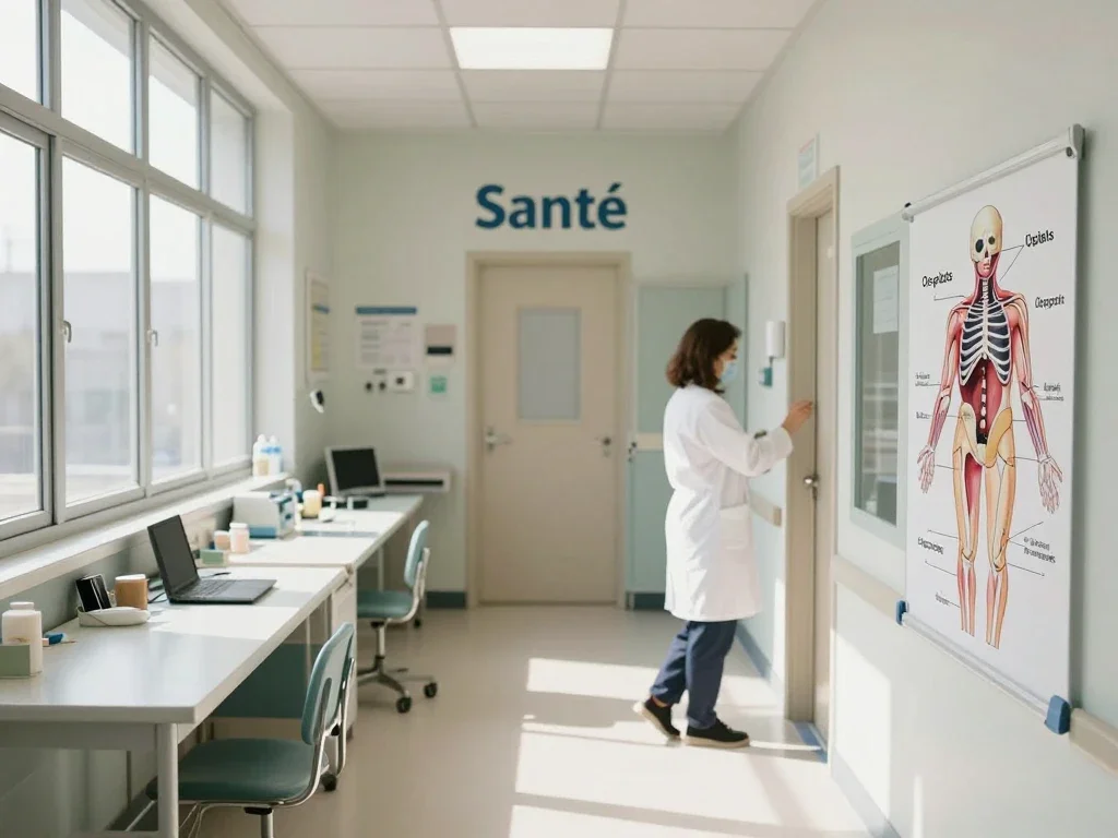 Contexte professionnel illustrant « Os plats »