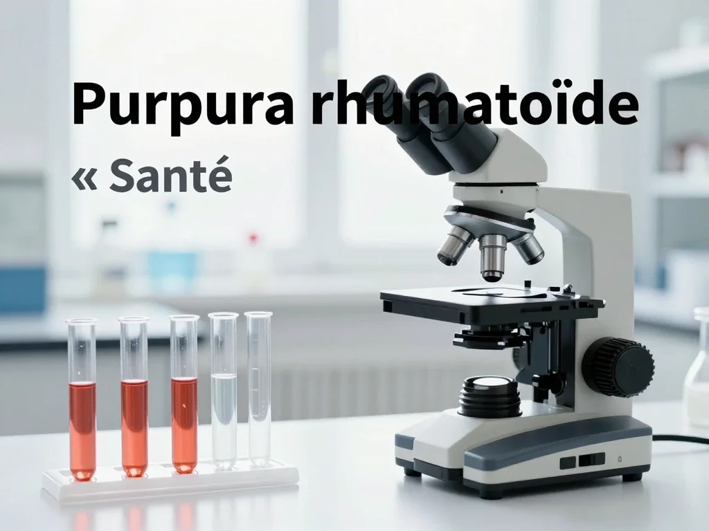 Contexte professionnel illustrant « Purpura rhumatoïde »