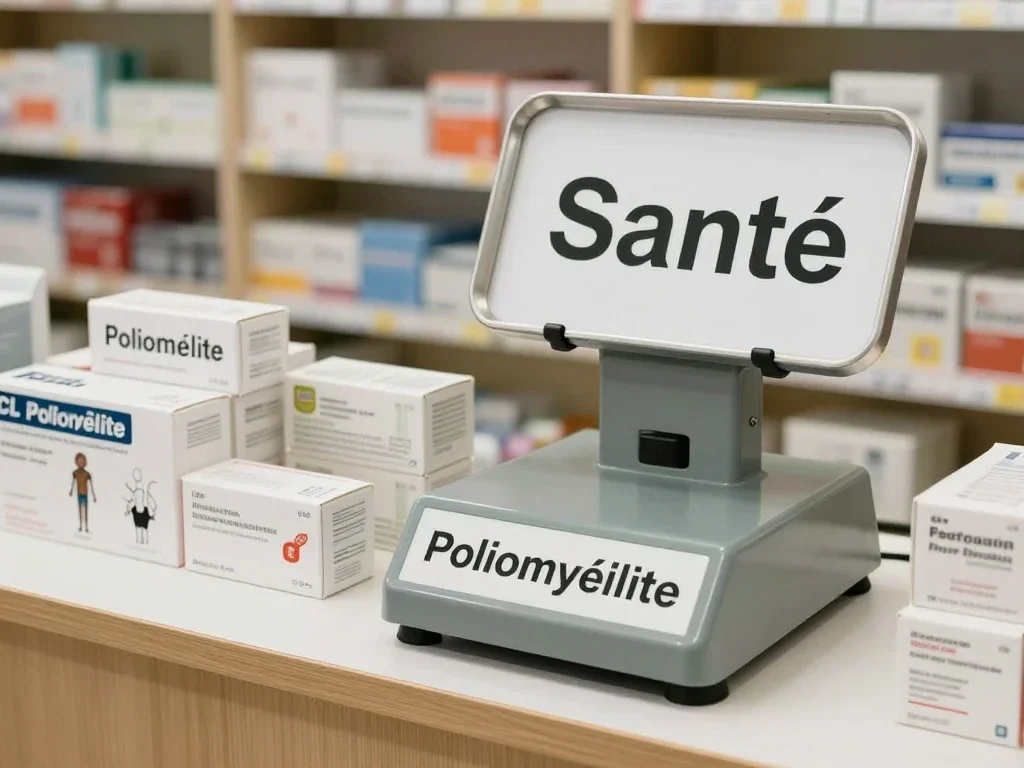 Contexte professionnel illustrant « Poliomyélite »