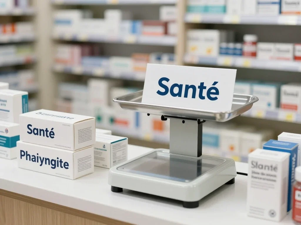 Contexte professionnel illustrant « Pharyngite »