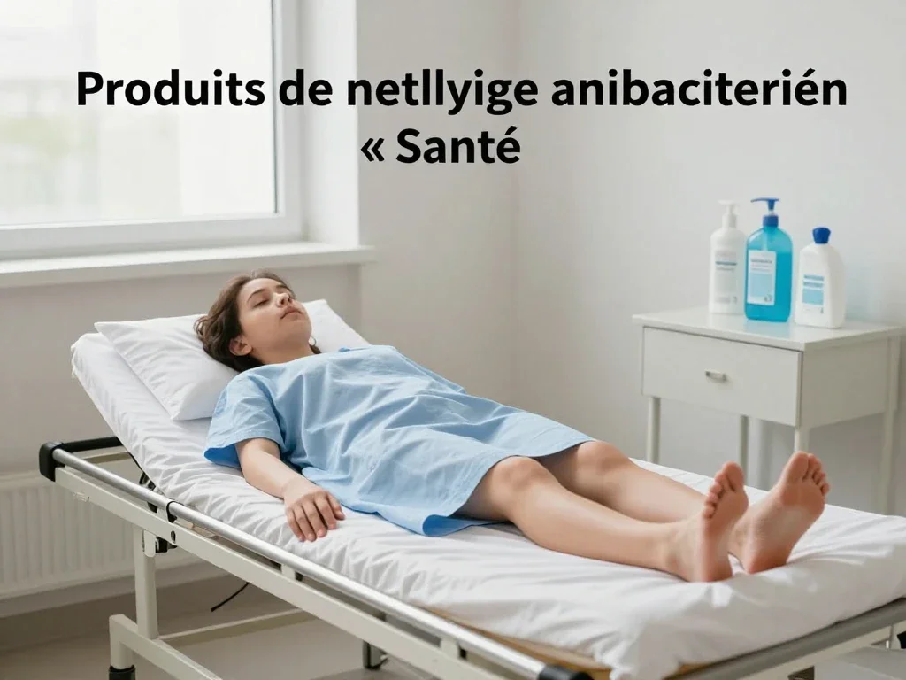 Contexte professionnel illustrant « Produits de nettoyage antibactérien »