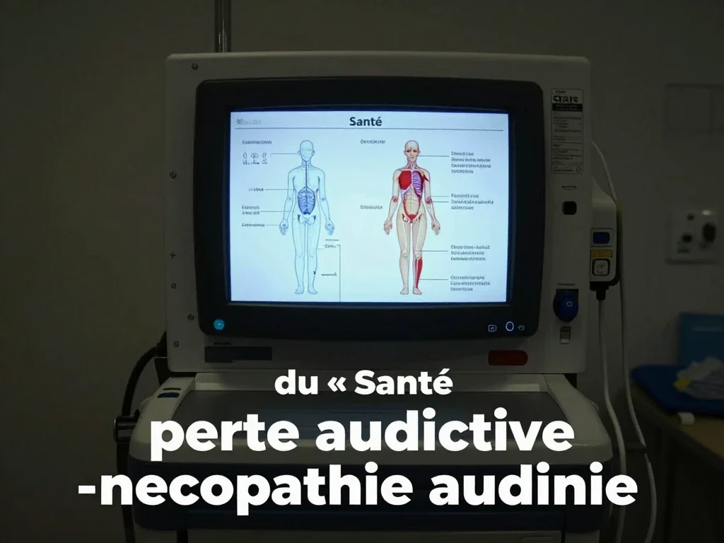 Contexte professionnel illustrant « Perte auditive - neuropathie auditive »