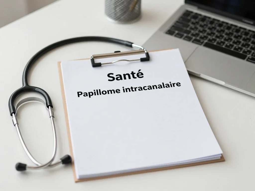 Contexte professionnel illustrant « Papillome intracanalaire »