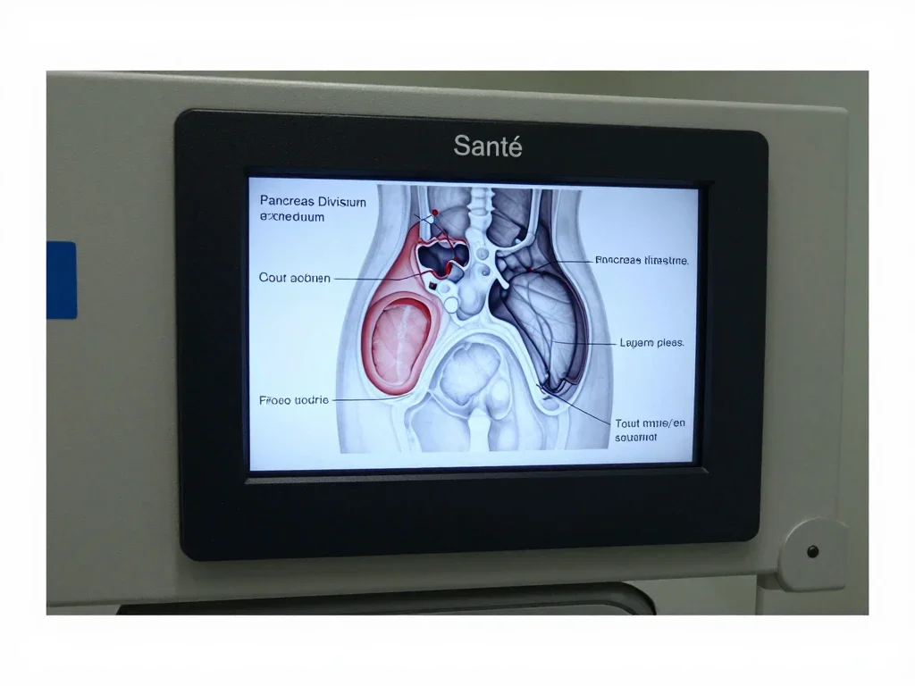 Contexte professionnel illustrant « Pancreas divisum »