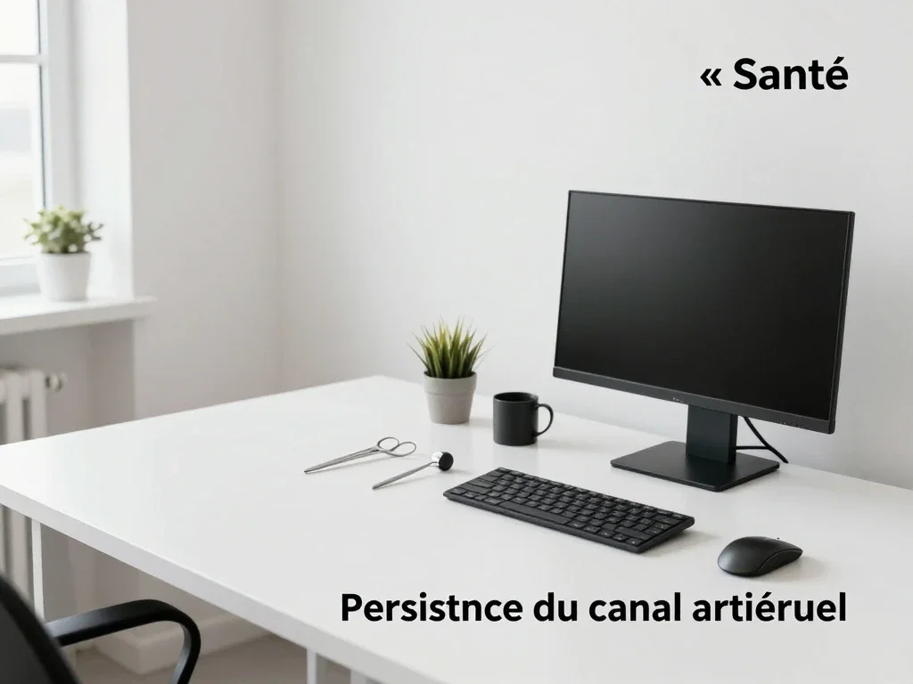 Contexte professionnel illustrant « Persistance du canal artériel »