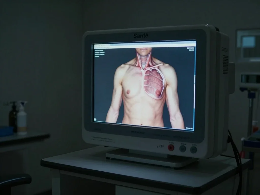 Contexte professionnel illustrant « Pectus carinatum »