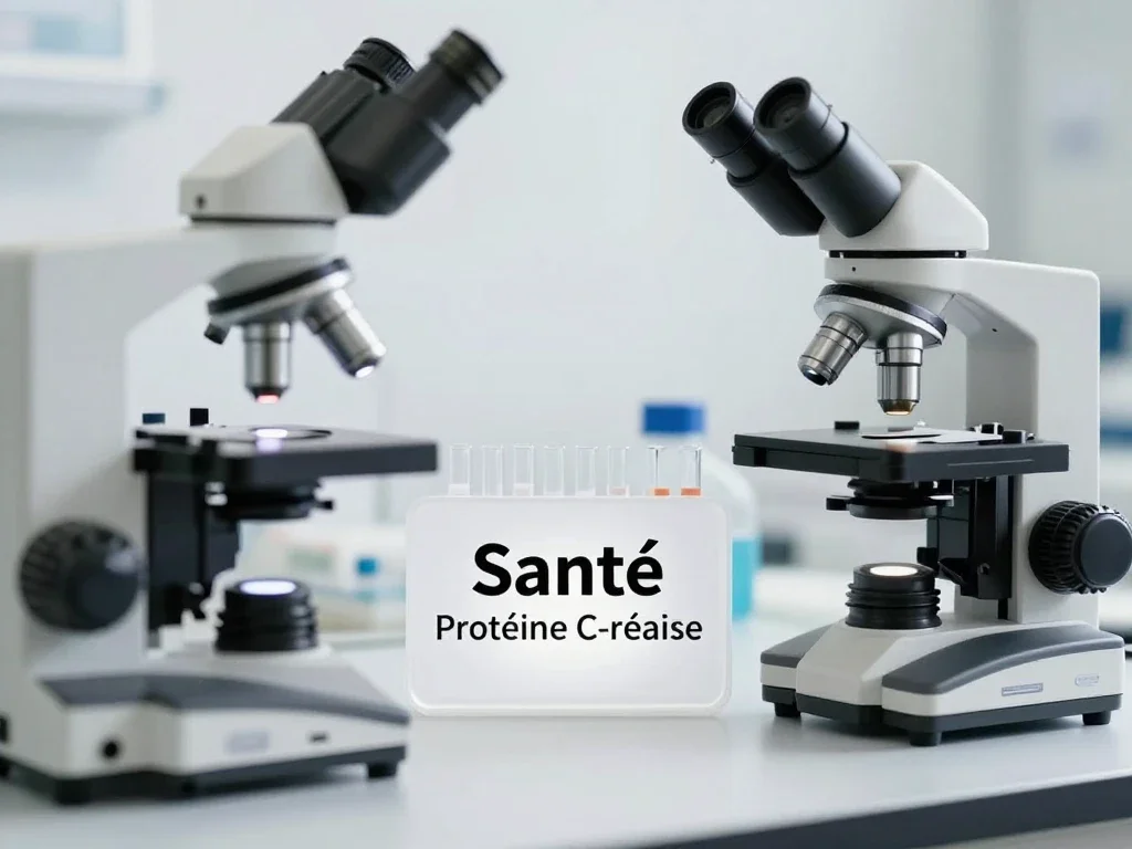 Contexte professionnel illustrant « Protéine C-réactive »