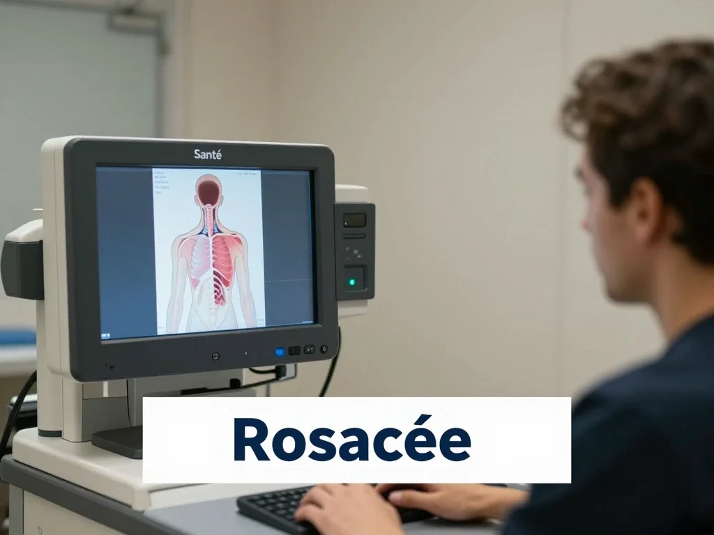 Contexte professionnel illustrant « Rosacée »