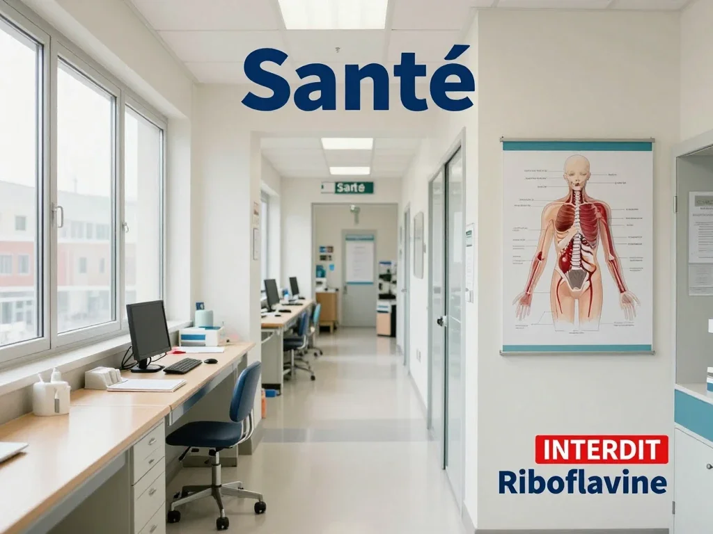 Contexte professionnel illustrant « Riboflavine »