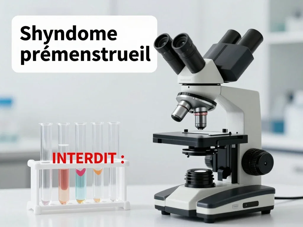 Contexte professionnel illustrant « Syndrome prémenstruel »