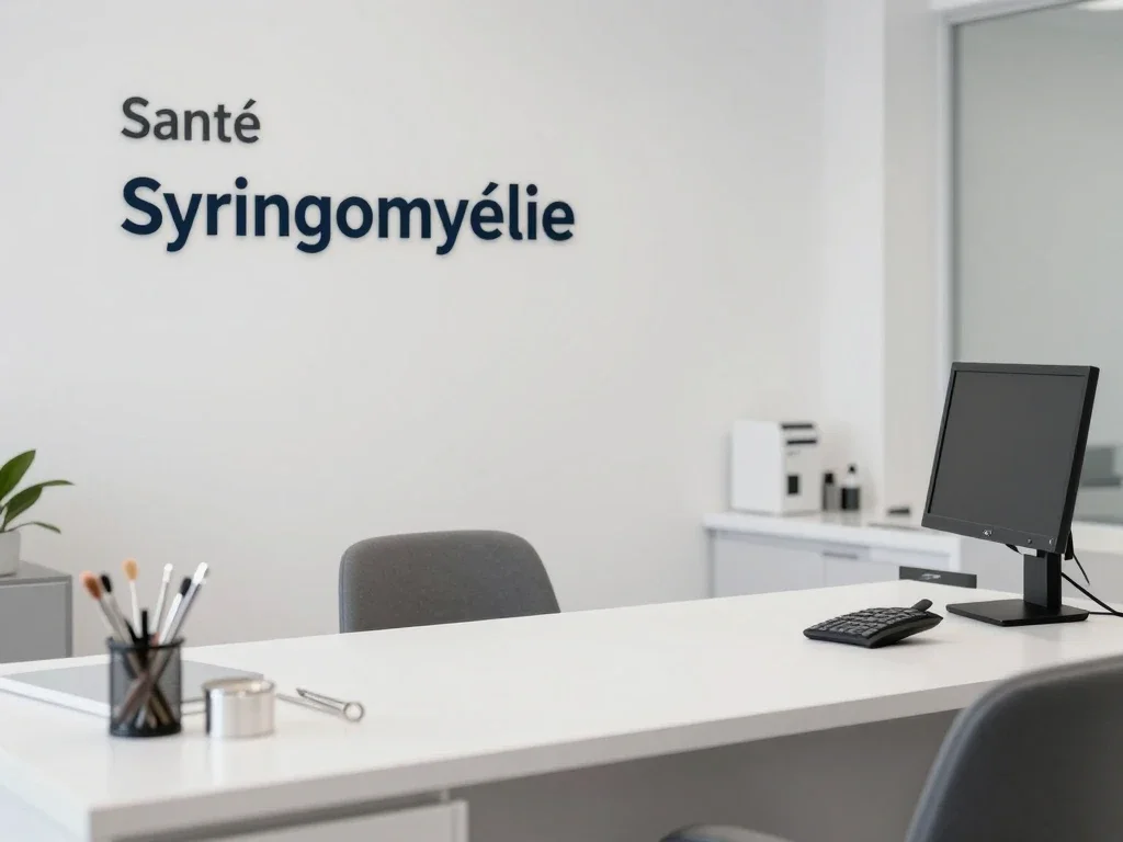Contexte professionnel illustrant « Syringomyélie »