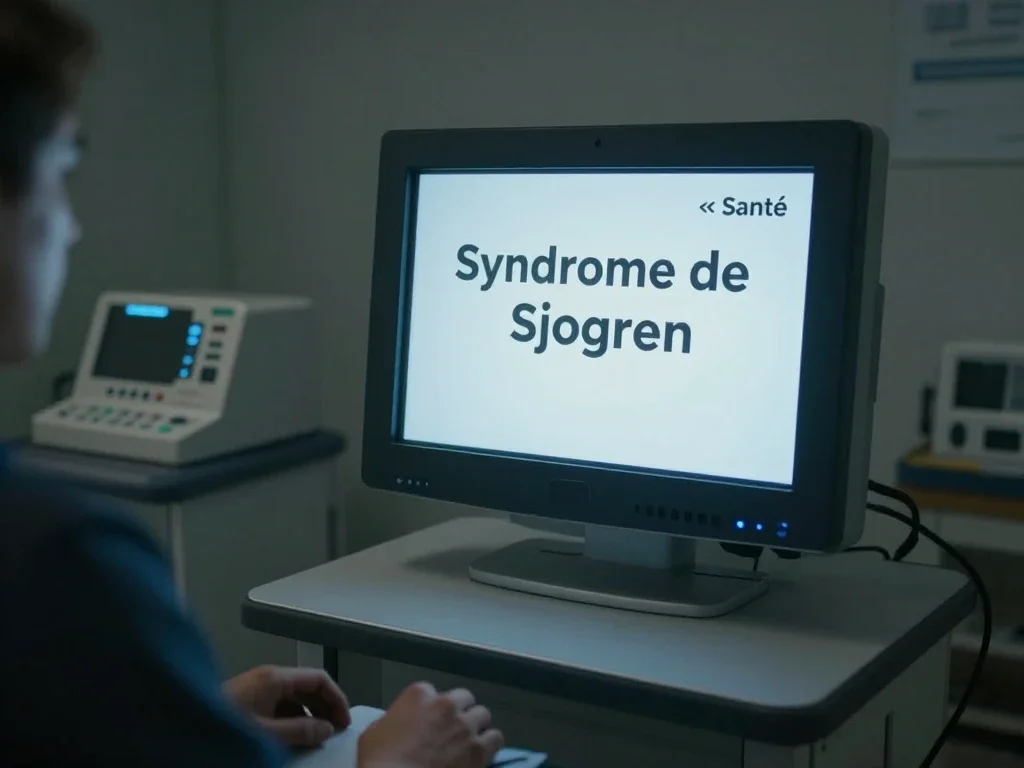 Contexte professionnel illustrant « Syndrome de Sjogren »