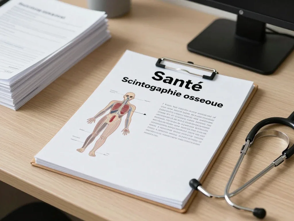 Contexte professionnel illustrant « Scintigraphie osseuse »
