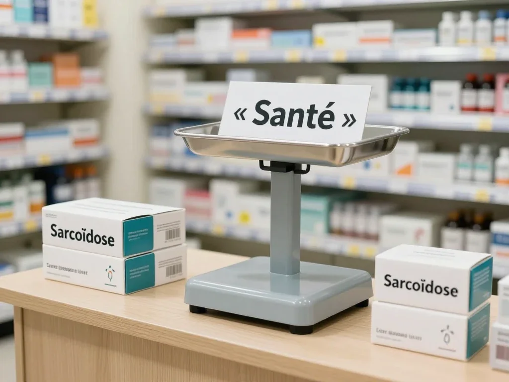 Contexte professionnel illustrant « Sarcoïdose »