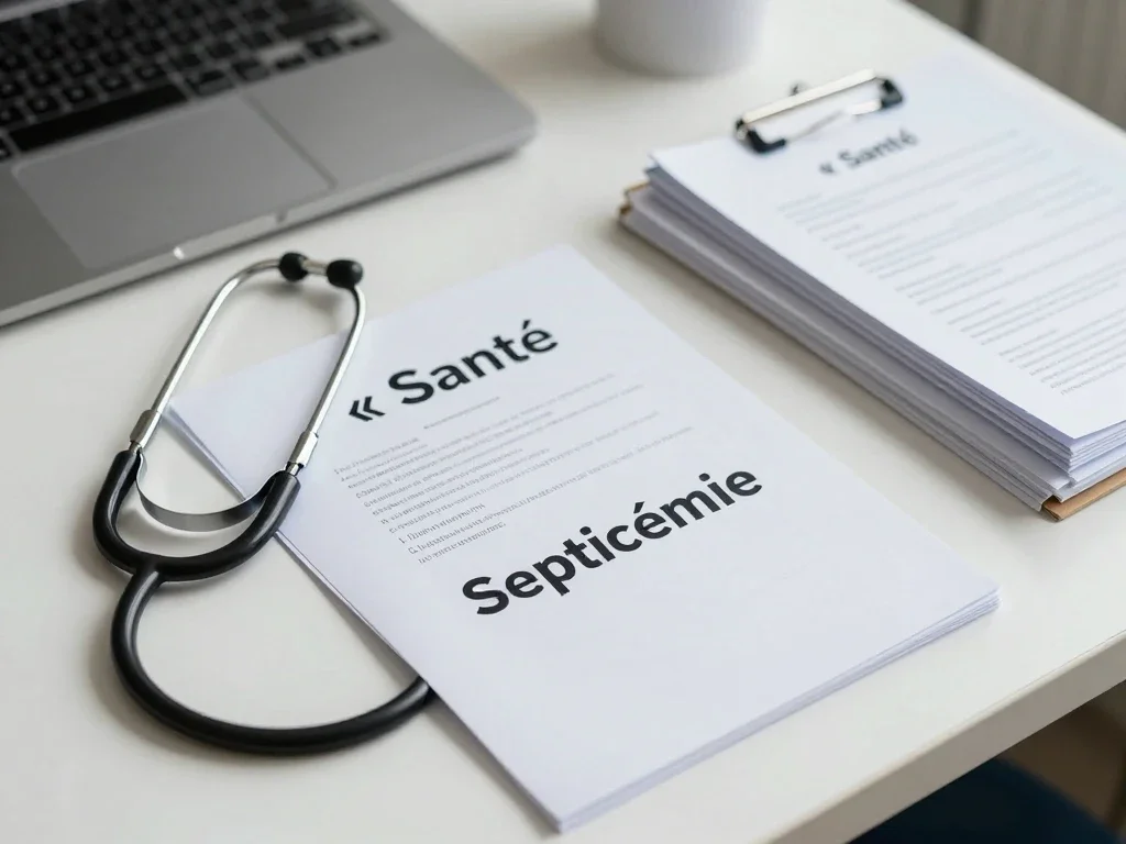 Contexte professionnel illustrant « Septicémie »