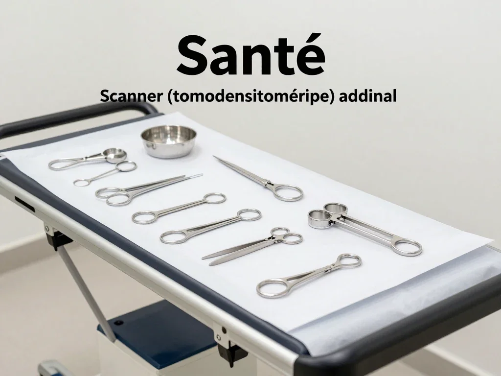Contexte professionnel illustrant « Scanner (tomodensitométrie) abdominal »