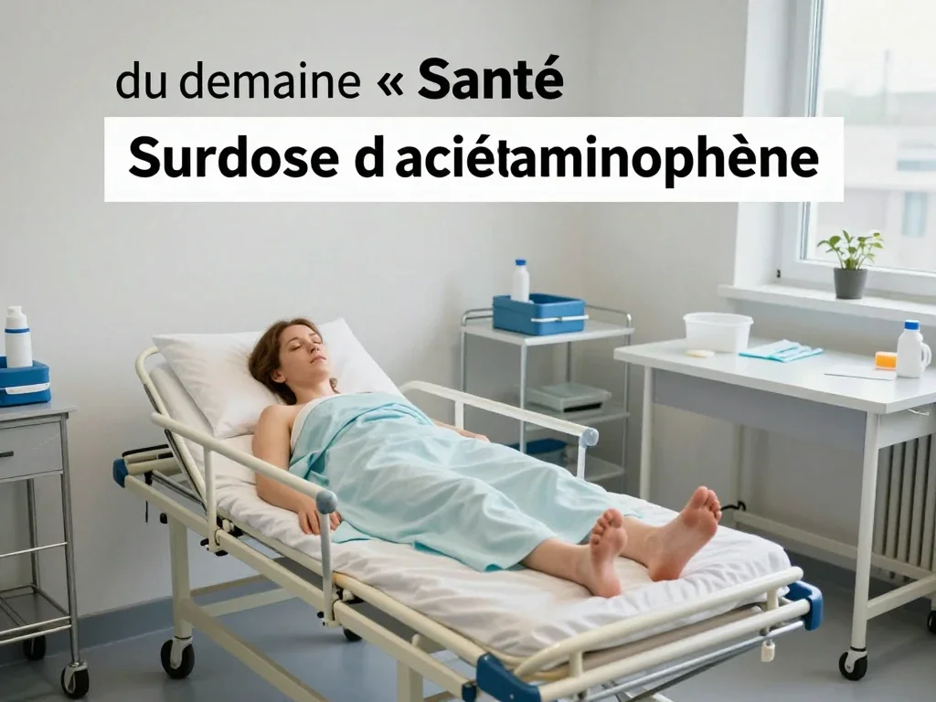 Contexte professionnel illustrant « Surdose d acétaminophène »