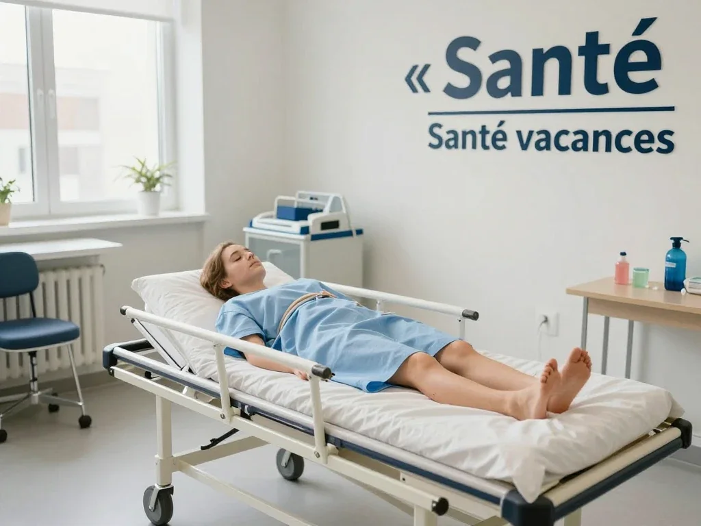 Contexte professionnel illustrant « Santé vacances »