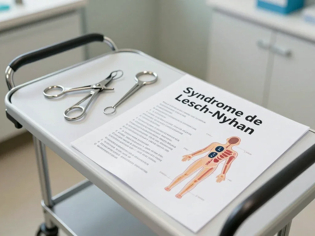 Contexte professionnel illustrant « Syndrome de Lesch-Nyhan »