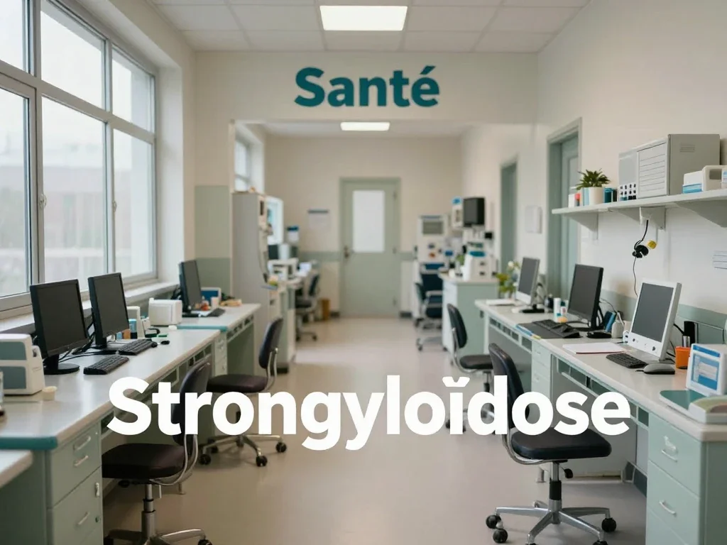 Contexte professionnel illustrant « Strongyloïdose »