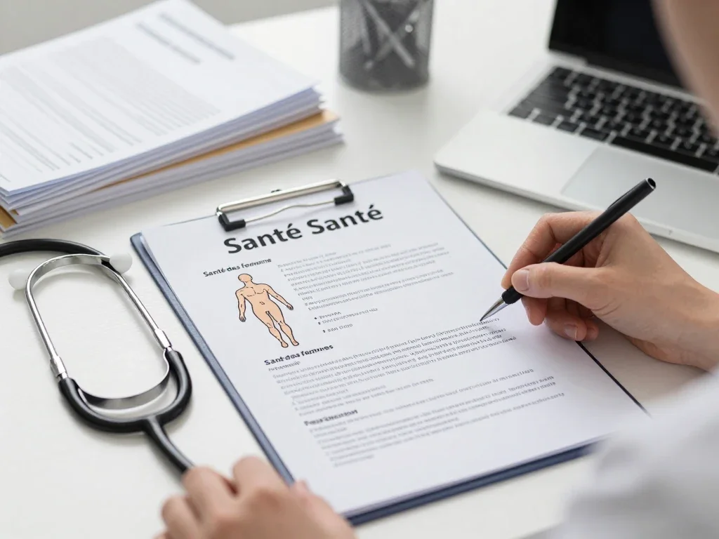 Contexte professionnel illustrant « Santé des femmes »