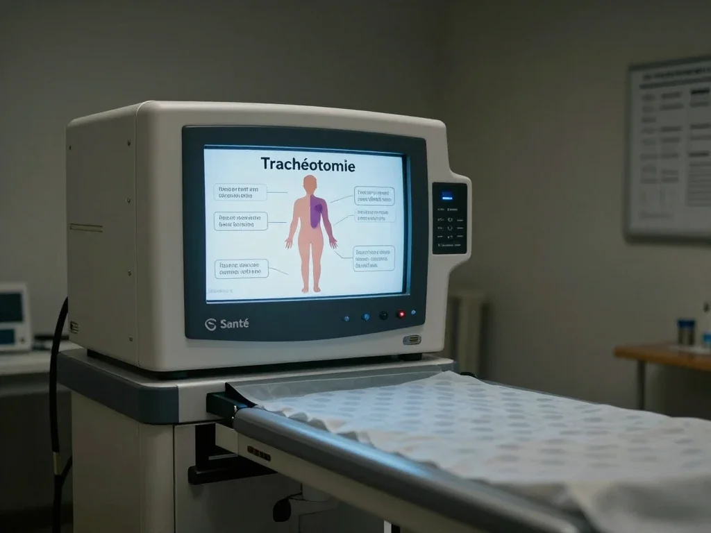 Contexte professionnel illustrant « Trachéotomie »