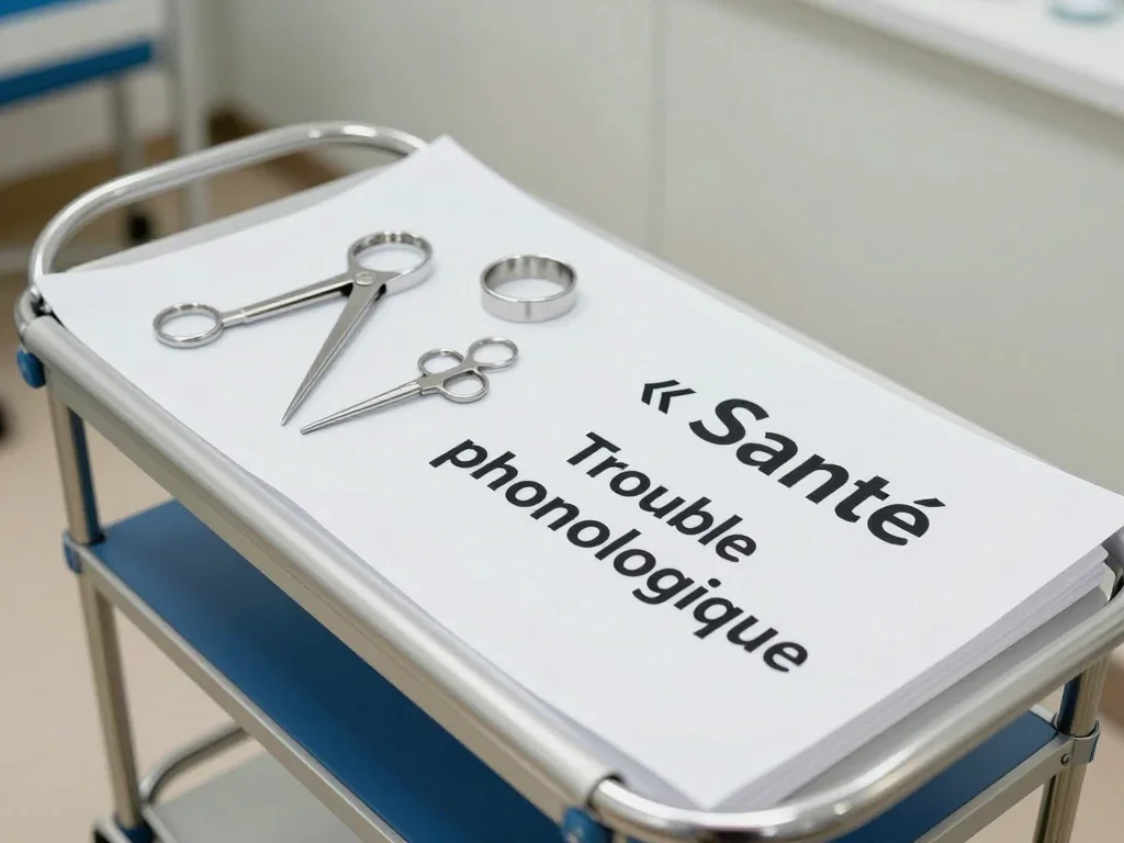 Contexte professionnel illustrant « Trouble phonologique »