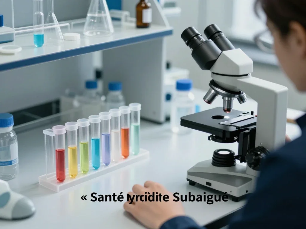 Contexte professionnel illustrant « Thyroïdite Subaiguë »