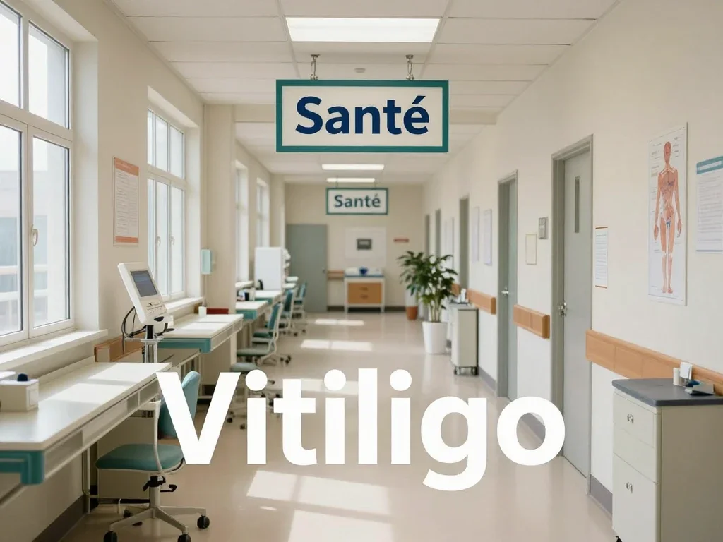 Contexte professionnel illustrant « Vitiligo »