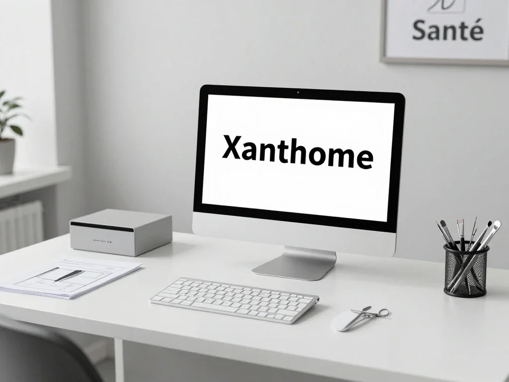 Contexte professionnel illustrant « Xanthome »